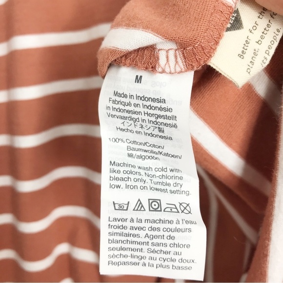 MADEWELL Northside Vitnage Etta Stripe Long Sleeve Tee Shirt M - Picture 5 of 8